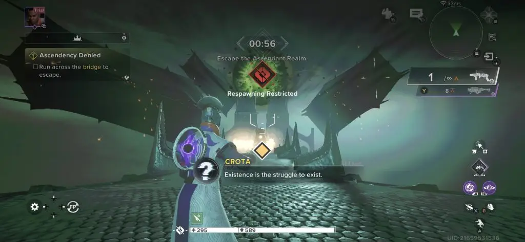 Ikora in a Hive Throneworld in Destiny: Rising.