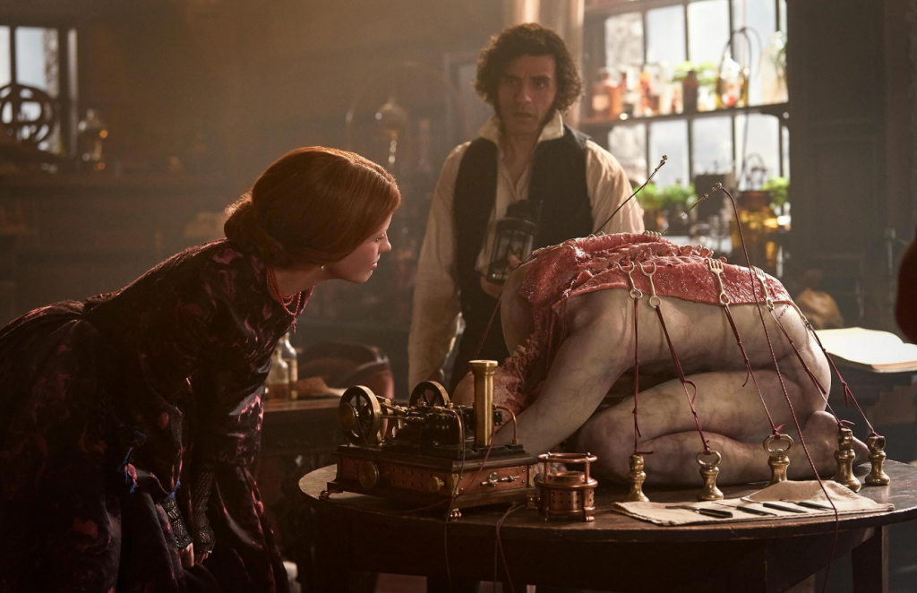 Frankenstein - Victor shows Elizabeth his experiment.